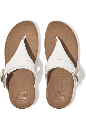 FitFlop Lulu Verstelbare Leren Toepost Slippers