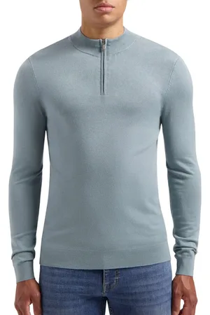 Pure Path Regular Fit Knitwear Halfzip803 Truien & Vesten Heren - Sweater - Hoodie - Vest-