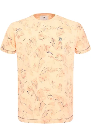 Gabbiano T-shirt T Shirt Met Allover Print 154529 972 Soft Peach Mannen
