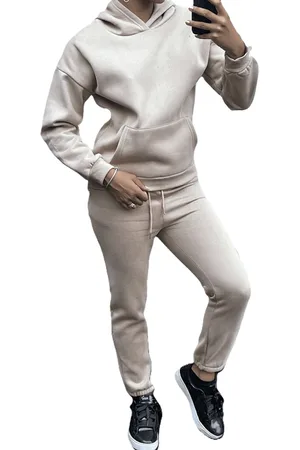 Merkloos Dames 3delig Joggingpak met Bodywarmer