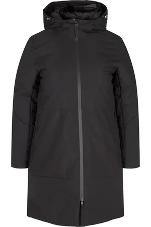 Zizzi CAWILLA, L/S, COAT Dames Jas - Black