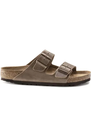 Birkenstock Arizona Slippers Tobacco Brown Regular-fit | | Nubuck |