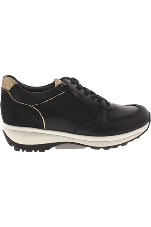 Xsensible Dames Veterschoenen Lucca Black
