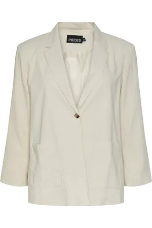 Pieces® PCVINSTY LINEN BLAZER QX Dames Blazer