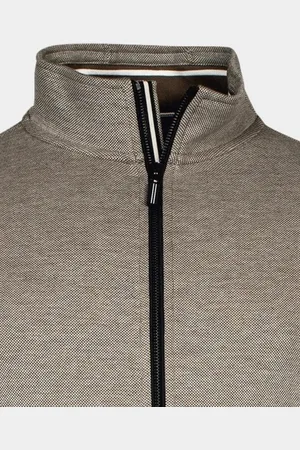 Baileys Vest Sweat Cardigan Zip 2-tone oxfo 412236/75