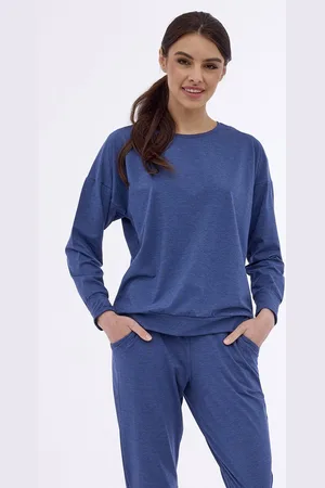 Cornette Dames Pyjama Huispak Winter Lange Mouw Lange Broek Gabi 800/404 40 / L