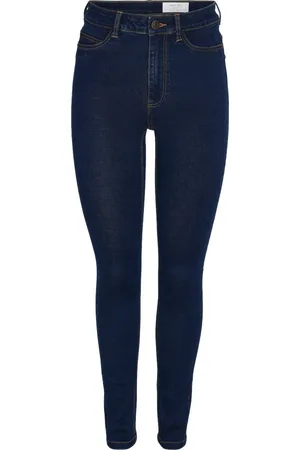 Noisy May Jeans Nmcallie Hw Skinny Jean Vi507db 27031756 Dark Blue Denim Dames