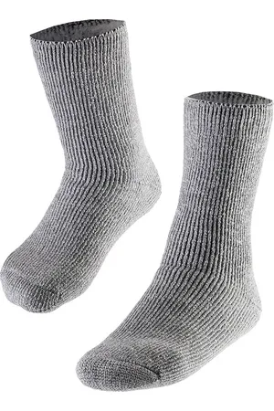 Heat Keeper Heatkeeper - Thermo sokken kinderen - 4-Paar - 31/35 - Medium Grijs - Thermosokken