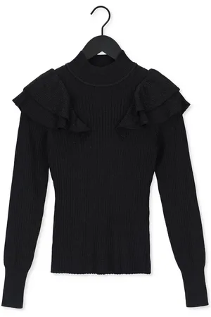 FREEBIRD Delenay Sweater Truien & vesten Dames - Sweater - Hoodie - Vest- Zwart