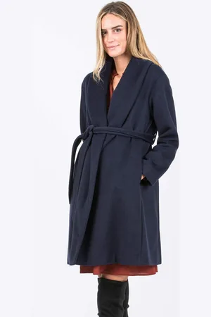 Attesa BETTY - Zwangerschapsjas met stoffen riem, XL
