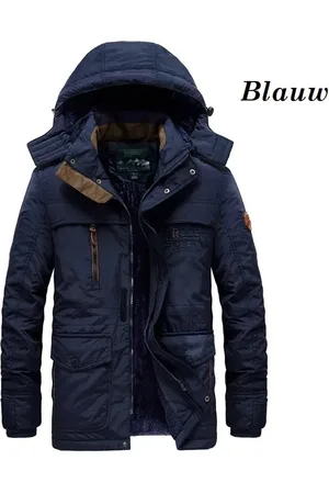 Merkloos Aventury® Herfstjas - Heren - Outdoorjas - Herfst - Winddicht - Gevoerd - Warm - Stijlvol - Windjack - Parka