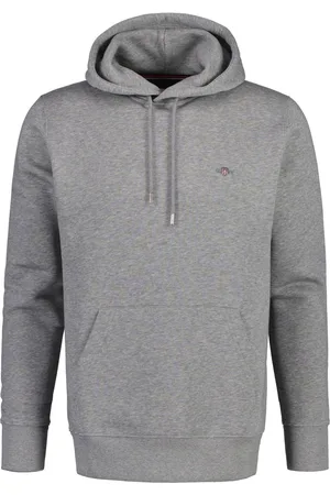 GANT Heren O-hals hoodie shield logo