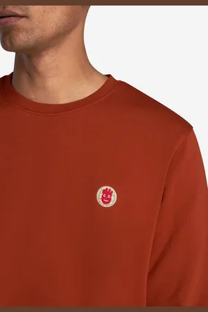 A-dam Brother Gibson - Sweater - Katoen - Trui - Heren - Oranje - XXL