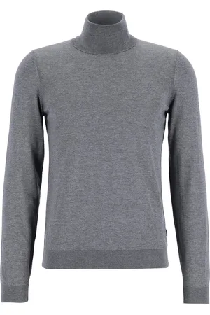 HUGO BOSS BOSS Musso - heren trui wol - slim fit coltrui