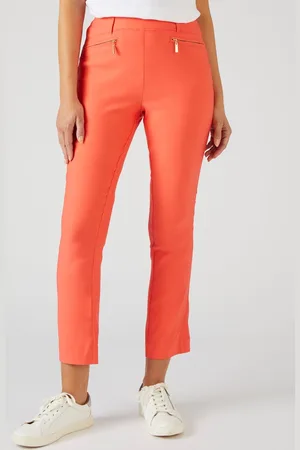 Damart 7/8-broek van stretch linnen - Dames - - 48