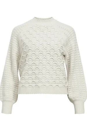 Object Object Objsida Knit L/s Re Pullover Truien & vesten Dames - Sweater - Hoodie - Vest-