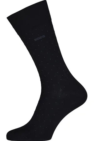 HUGO BOSS BOSS George Dots (1-pack) - herensokken katoen - donkerblauw gestipt