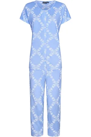 Pastunette Doorknoop pyjama dames - met print - 25241-312-6/519 - maat 50