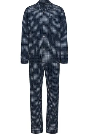 Pastunette Robson Heren Pyjama katoen met knoopsluiting - Doorknoop heren pyjama 100% katoen - 64