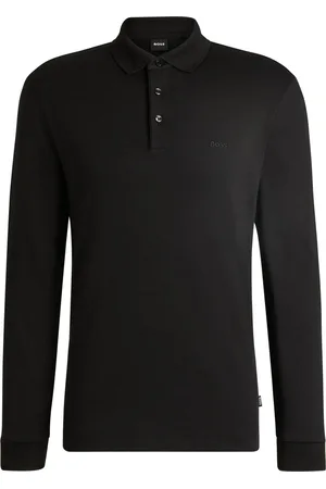 HUGO BOSS Longsleeve Polo Pado - Regular-fit - Heren Poloshirt