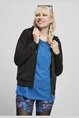 Urban classics Organic Terry Vest met capuchon - XL