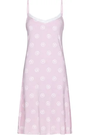 Pastunette Slaapkleed dames met spaghettibandjes - met print - 15241-302-0/210 - maat 36