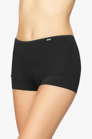 AVET 3844 dames boxershort microfiber - Dames polyamide hoge onderbroek - Badstof kruisje - ondergoed - L