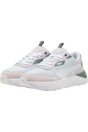 PUMA Runtamed Platform Jr FALSE Sneakers - Dewdrop- White-Grape Mist-Eucalyptus