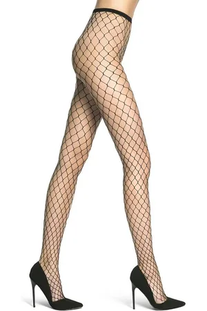 Oroblu Fashion Fishnet Glamour visnet panty met grote mazen