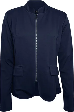 Merkloos Pink Lady dames blazer - colbert / blazer dames - donkerblauw - BP220 - maat XL