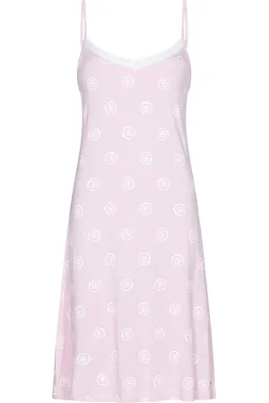Pastunette Slaapkleed dames met spaghettibandjes - met print - 15241-302-0/210 - maat 38