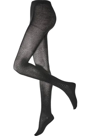 Esmara Panty Dames- Zwart Panty met Print L(44/46)