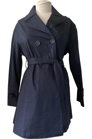 Attesa SARA-MENONOVE REGENJAS J17320 , korte trench coat, blauw