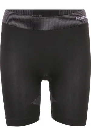 Hummel Damen Short Leggings First Seamless Short Tights Woman Black-M/L