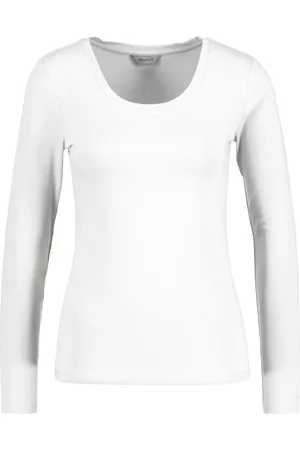 GANT Lange mouw SCOOP NECK TOP Set van 1