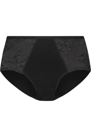 Ten Cate Basics midi lace - kanten dames heupslip - Kanten vrouwen ondergoed - Biologisch katoen - Badstof kruisje - M