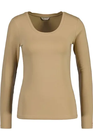 GANT Lange mouw SCOOP NECK TOP Set van 1