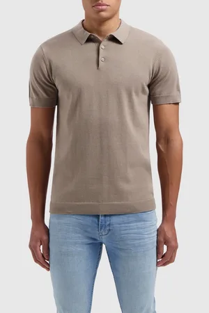 Pure Path Knit Polo With Chestprint Polo