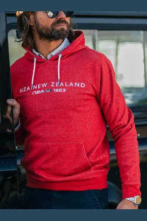 NZA NZA - Rode hoodie met NZA logo