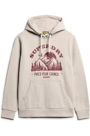 Superdry Trui Lo Fi Outdoor Graphic Hoodie M2013699 2ah Lavin Marl Mannen