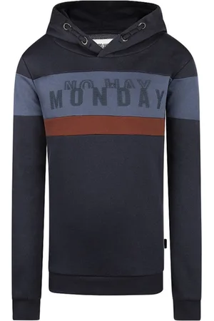 No Way Monday Jongens Sweater Met Capuchon-