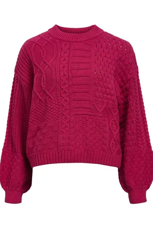 Object Object Objrush Re L/s Knit Pullover Truien & vesten Dames - Sweater - Hoodie - Vest-