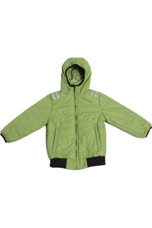 Ducksday Jas - winterjas - kinderen - omkeerbaar - unisex - waterdicht - twee kanten -146/152