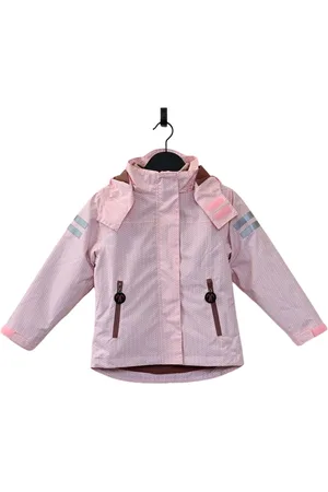 Ducksday Vierseizoensjas met uitritsbare sherpa fleece jas - waterdicht - 3 in 1 regenjas - Meisjes - Molly - maat 98/104