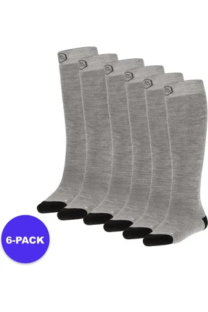 Apollo (Sports) - Skisokken kind - Plain - Unisex - - 23/26 - 6-Pack - Voordeelpakket