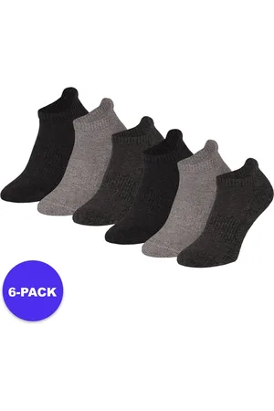 Apollo (Sports) - Sneaker Sportsokken Basic - Unisex - M Zwart - 36/41 - 6-Pack - Voordeelpakket