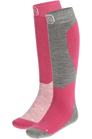 Apollo Skisokken Kind - 2 X Paar - Unisex - Multi Roze