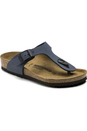Birkenstock Gizeh Navy regular Birko-Flor Nubuck