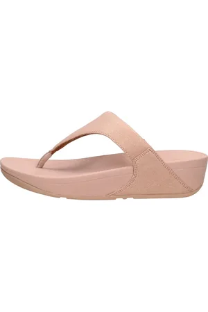 FitFlop Dames Lulu Shimmer Toe Post - oranje