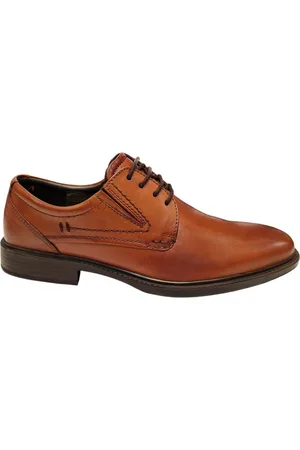 Longo 1021064 Caffee Heren Nette Veterschoen - Cognac - 41